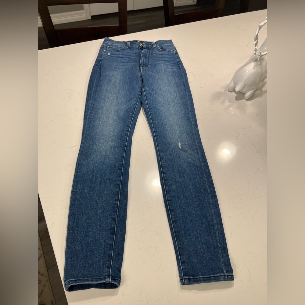 7 For All Mankind Aubrey High Waist Skinny jeans size 24